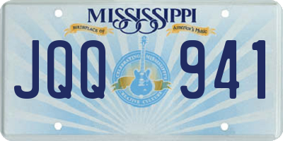 MS license plate JQQ941