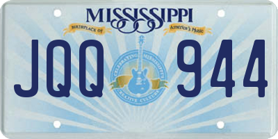 MS license plate JQQ944