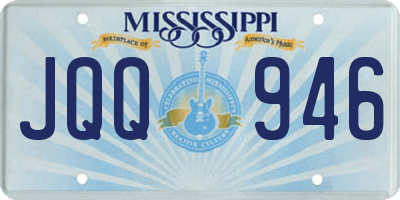 MS license plate JQQ946