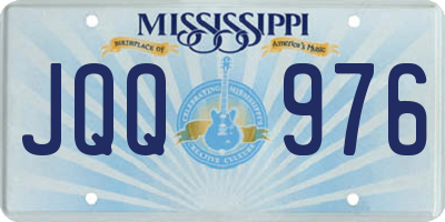 MS license plate JQQ976