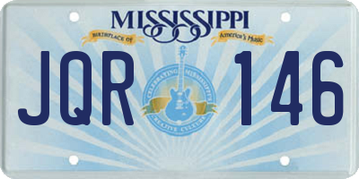 MS license plate JQR146