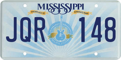 MS license plate JQR148