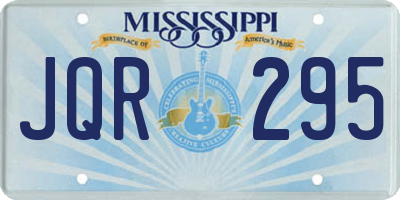 MS license plate JQR295