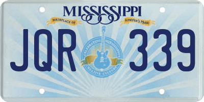 MS license plate JQR339
