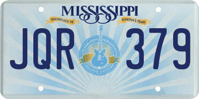 MS license plate JQR379