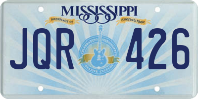 MS license plate JQR426