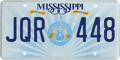 MS license plate JQR448