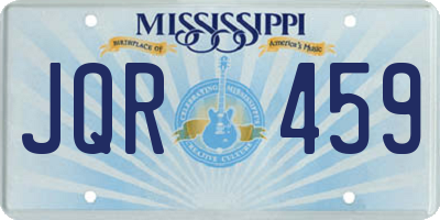 MS license plate JQR459