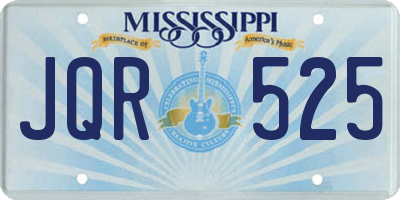 MS license plate JQR525