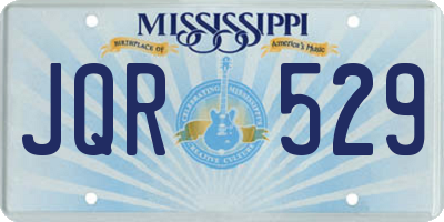 MS license plate JQR529