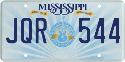 MS license plate JQR544
