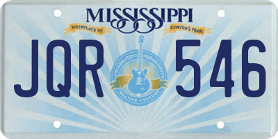 MS license plate JQR546