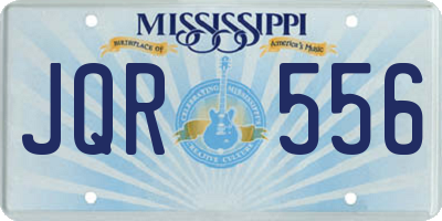 MS license plate JQR556
