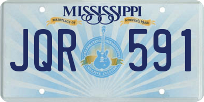 MS license plate JQR591