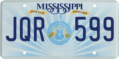 MS license plate JQR599