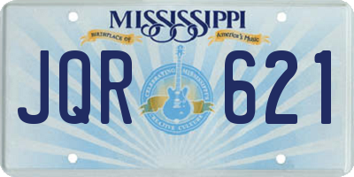 MS license plate JQR621