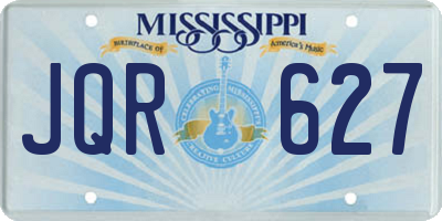 MS license plate JQR627