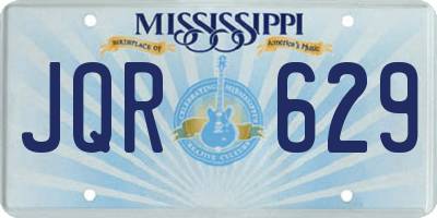MS license plate JQR629