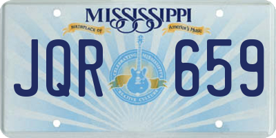 MS license plate JQR659