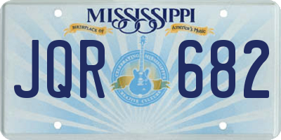 MS license plate JQR682