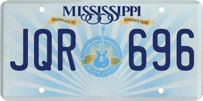 MS license plate JQR696