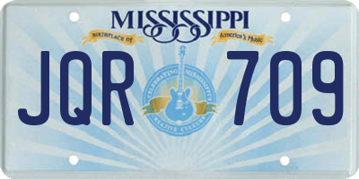 MS license plate JQR709