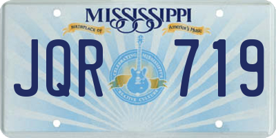 MS license plate JQR719