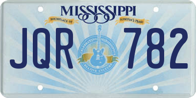 MS license plate JQR782