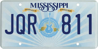MS license plate JQR811