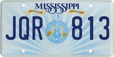 MS license plate JQR813