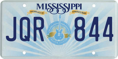 MS license plate JQR844