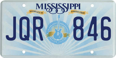 MS license plate JQR846