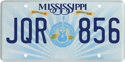 MS license plate JQR856