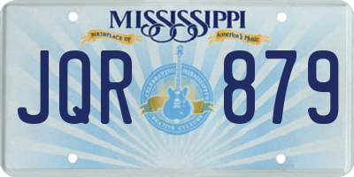 MS license plate JQR879