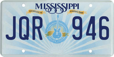 MS license plate JQR946