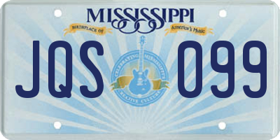 MS license plate JQS099