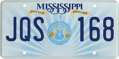 MS license plate JQS168