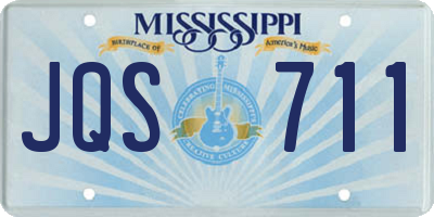 MS license plate JQS711