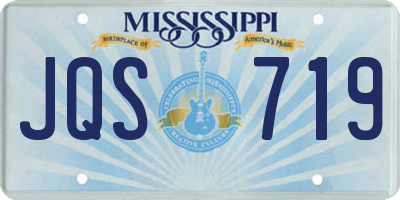 MS license plate JQS719