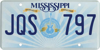 MS license plate JQS797