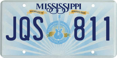 MS license plate JQS811