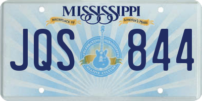MS license plate JQS844