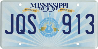 MS license plate JQS913