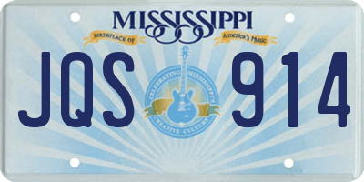 MS license plate JQS914