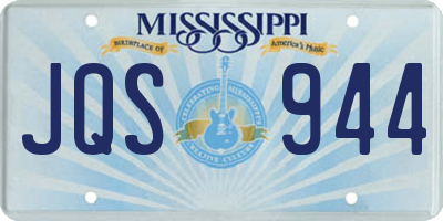 MS license plate JQS944