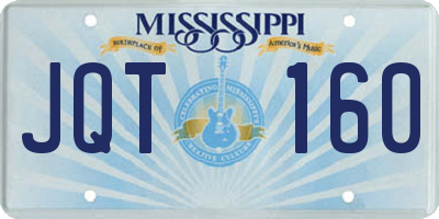 MS license plate JQT160