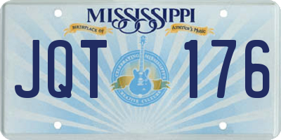 MS license plate JQT176