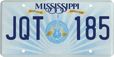 MS license plate JQT185