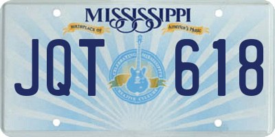 MS license plate JQT618