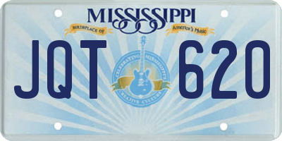 MS license plate JQT620